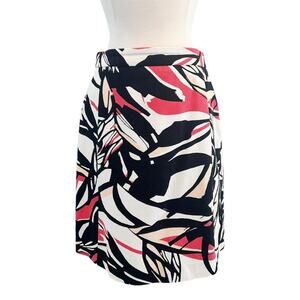 HUGO BOSS Viphima Floral Print A Line Skirt 8